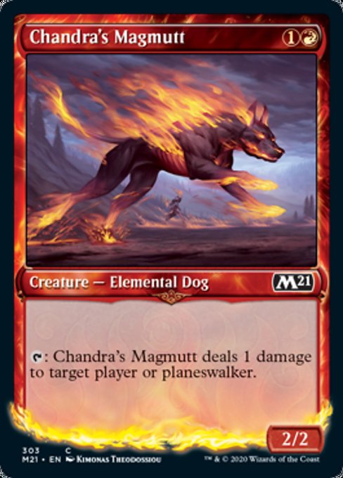 Chandra's Magmutt (Showcase) [Core Set 2021] | Gear Gaming Bentonville