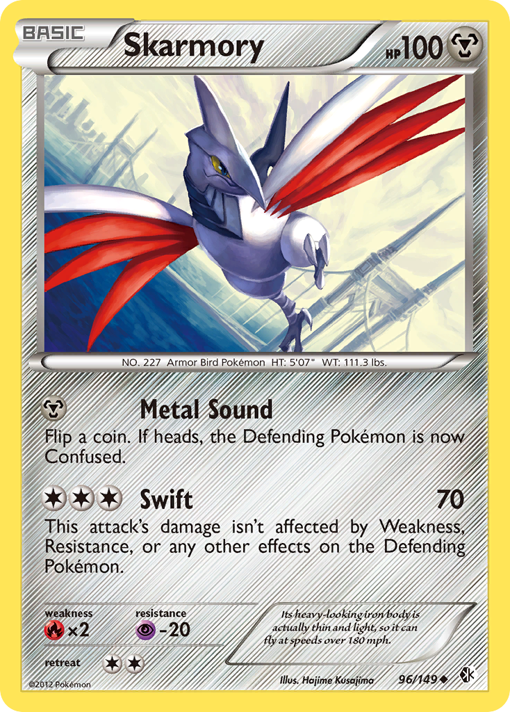 Skarmory (96/149) [Black & White: Boundaries Crossed] | Gear Gaming Bentonville