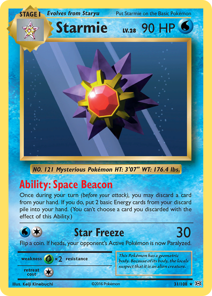 Starmie (31/108) [XY: Evolutions] | Gear Gaming Bentonville