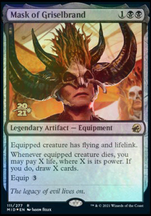 Mask of Griselbrand [Innistrad: Midnight Hunt Prerelease Promos] | Gear Gaming Bentonville