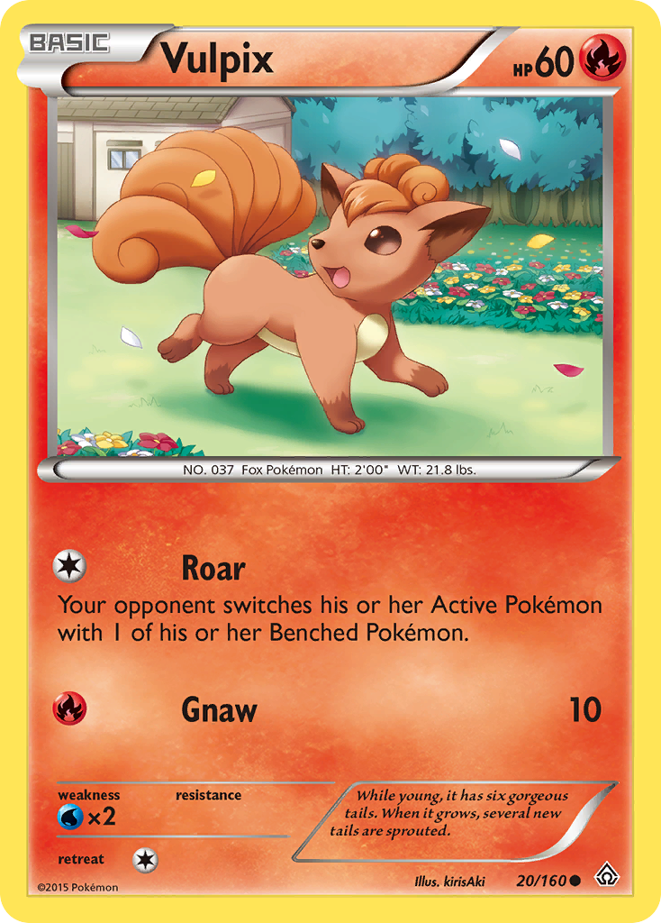 Vulpix (20/160) [XY: Primal Clash] | Gear Gaming Bentonville