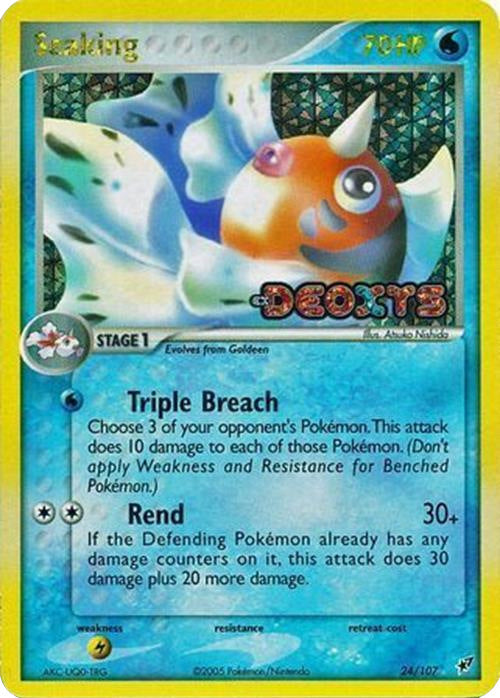 Seaking (24/107) (Stamped) [EX: Deoxys] | Gear Gaming Bentonville