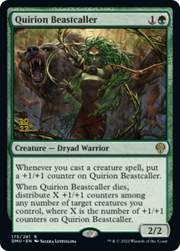 Quirion Beastcaller [Dominaria United Prerelease Promos] | Gear Gaming Bentonville