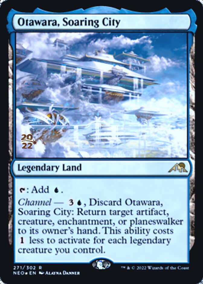 Otawara, Soaring City [Kamigawa: Neon Dynasty Prerelease Promos] | Gear Gaming Bentonville