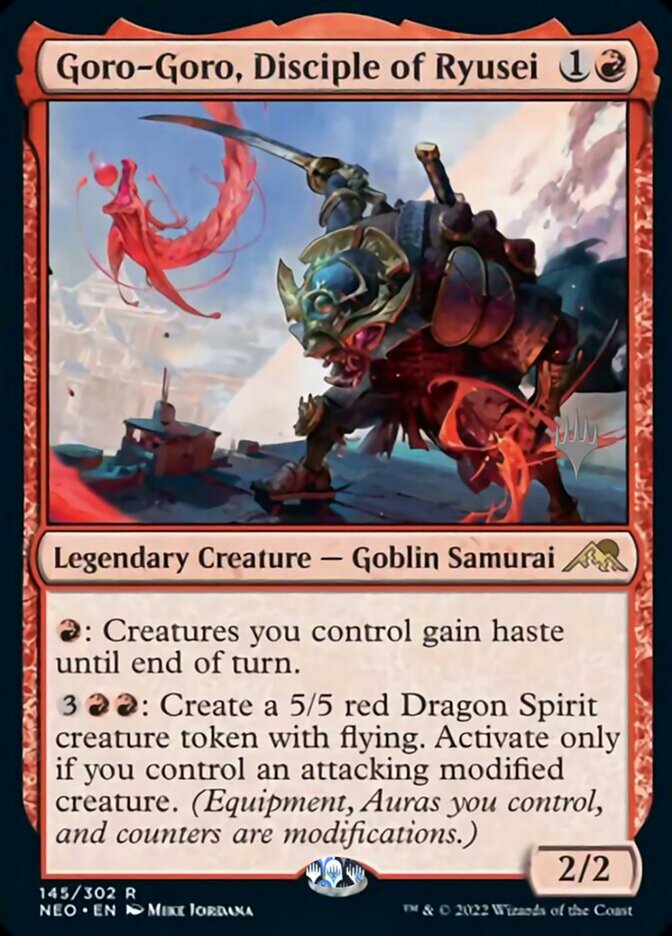 Goro-Goro, Disciple of Ryusei (Promo Pack) [Kamigawa: Neon Dynasty Promos] | Gear Gaming Bentonville