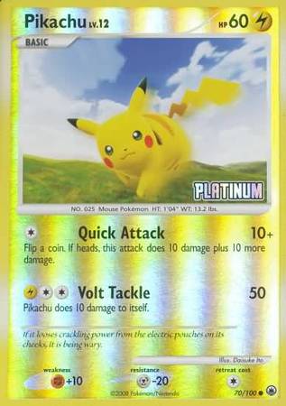 Pikachu (70/100) [Burger King Promos: 2009 Collection] | Gear Gaming Bentonville