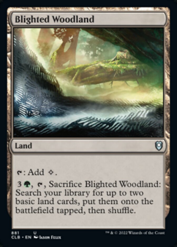 Blighted Woodland [Commander Legends: Battle for Baldur's Gate] | Gear Gaming Bentonville