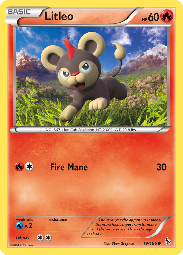 Litleo (19/106) [XY: Flashfire] | Gear Gaming Bentonville