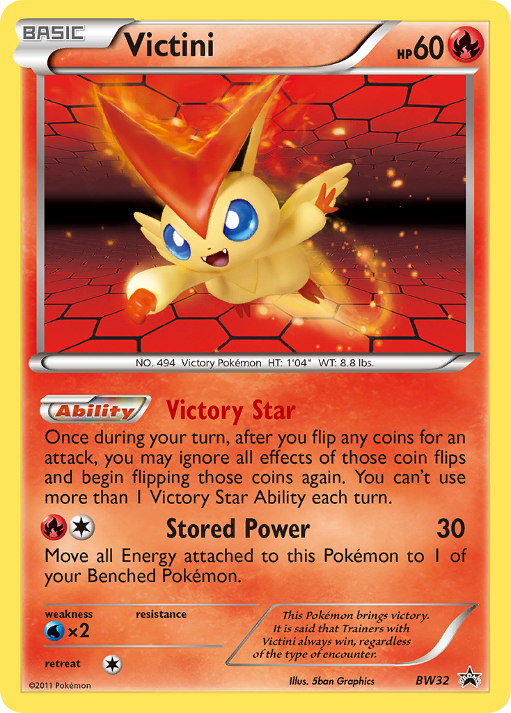 Victini (BW32) [Black & White: Black Star Promos] | Gear Gaming Bentonville