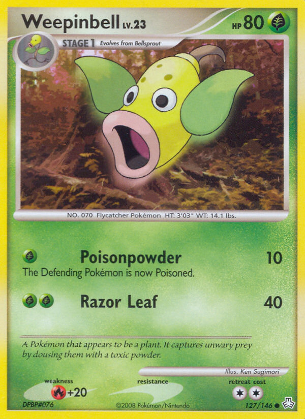 Weepinbell (127/146) [Diamond & Pearl: Legends Awakened] | Gear Gaming Bentonville