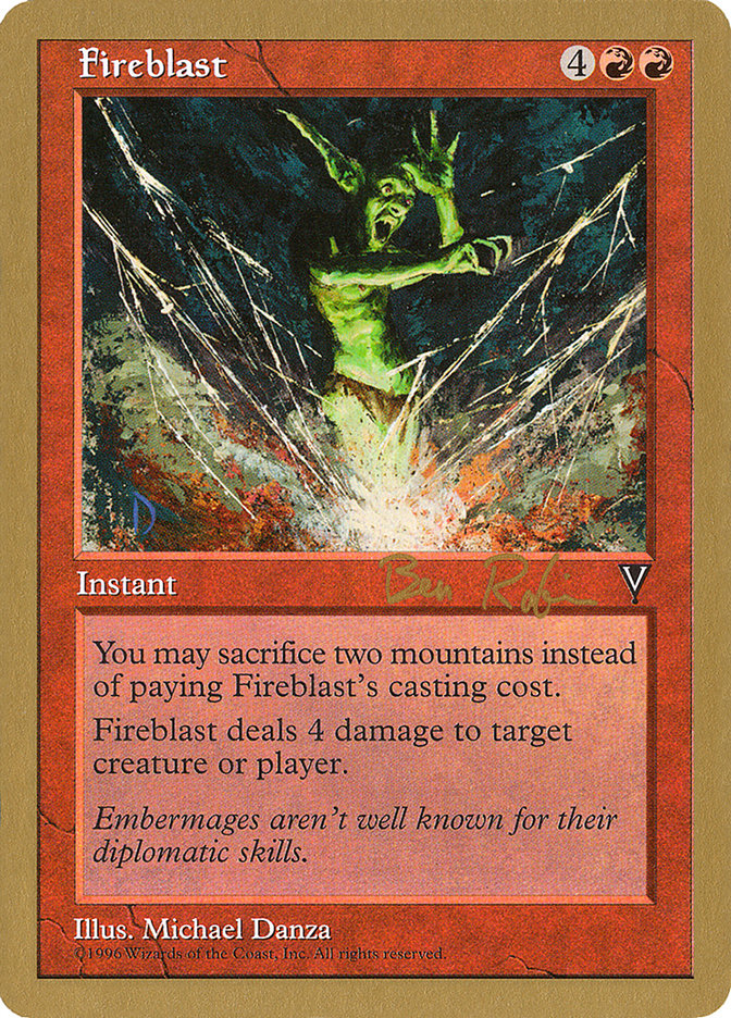 Fireblast (Ben Rubin) [World Championship Decks 1998] | Gear Gaming Bentonville