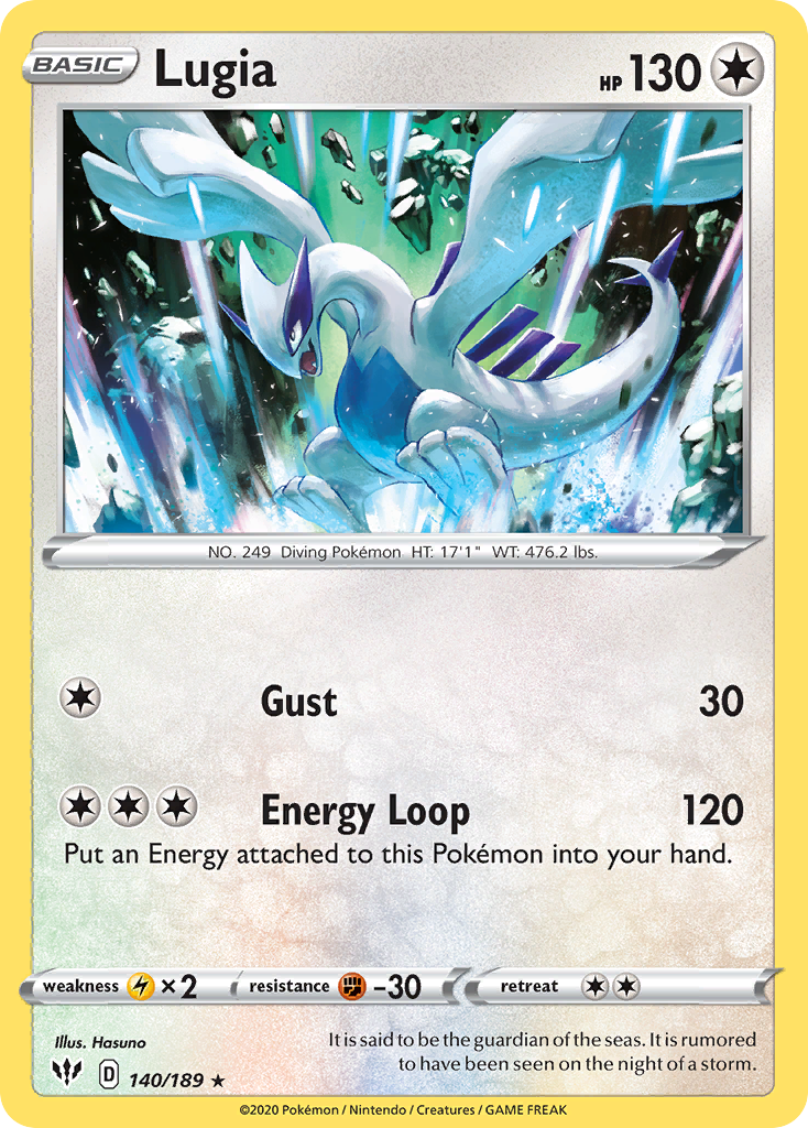 Lugia (140/189) [Sword & Shield: Darkness Ablaze] | Gear Gaming Bentonville