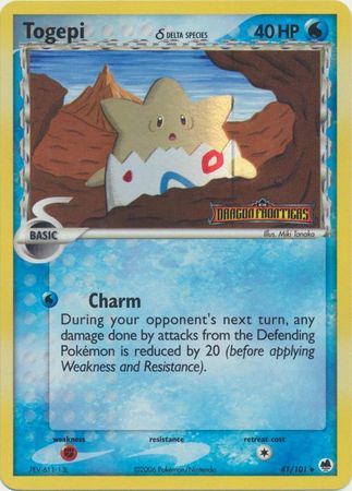 Togepi (41/101) (Delta Species) (Stamped) [EX: Dragon Frontiers] | Gear Gaming Bentonville