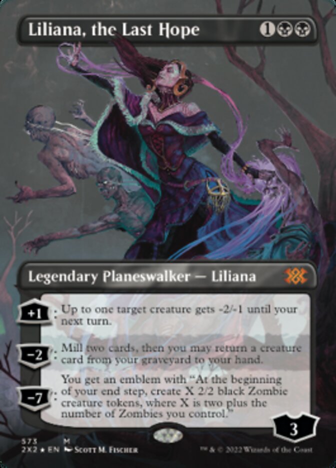 Liliana, the Last Hope (Textured Foil) [Double Masters 2022] | Gear Gaming Bentonville