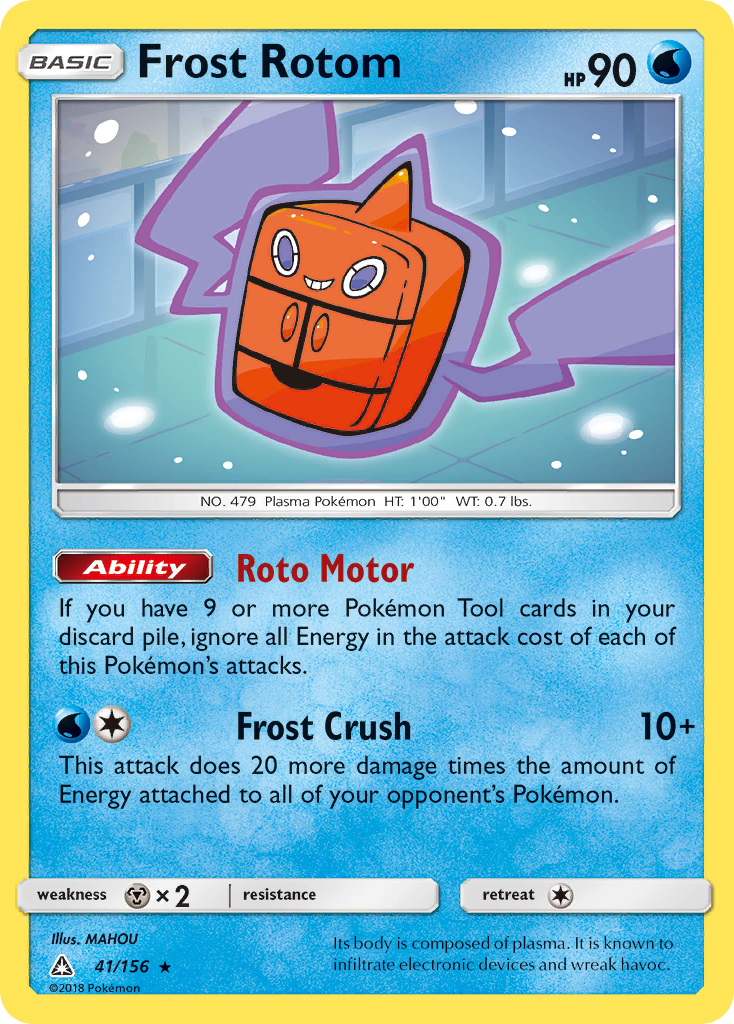 Frost Rotom (41/156) [Sun & Moon: Ultra Prism] | Gear Gaming Bentonville