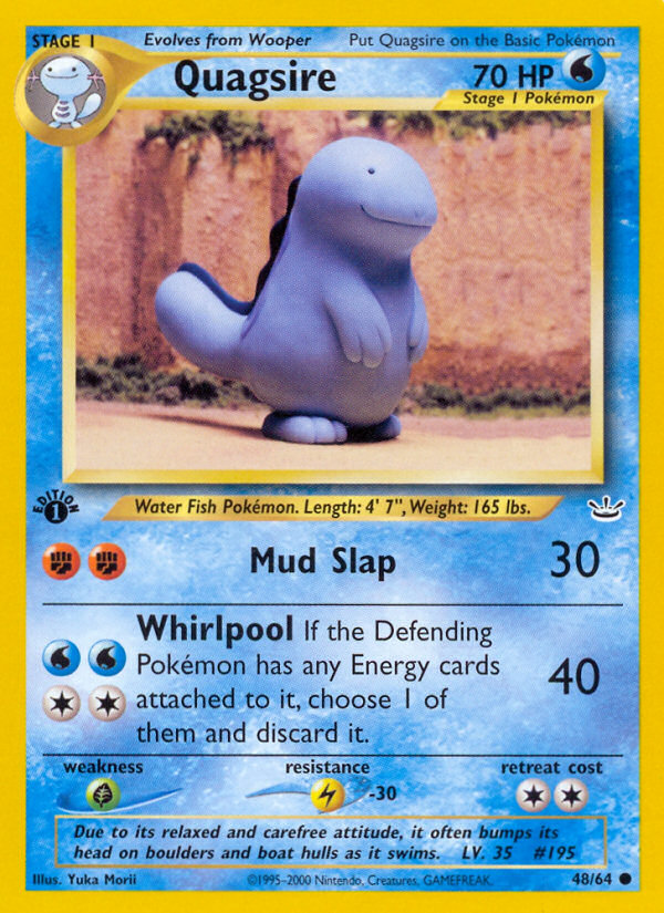 Quagsire (48/64) [Neo Revelation 1st Edition] | Gear Gaming Bentonville