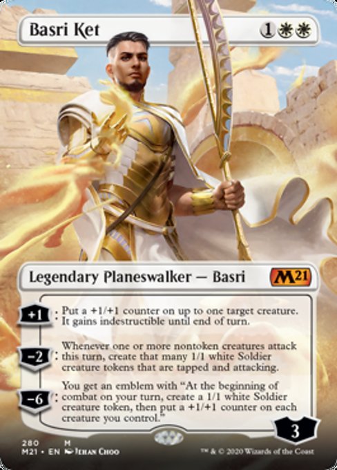 Basri Ket (Borderless) [Core Set 2021] | Gear Gaming Bentonville