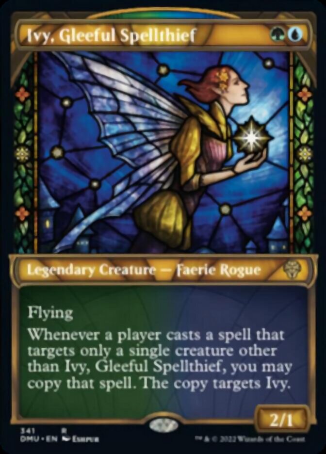 Ivy, Gleeful Spellthief (Showcase Textured) [Dominaria United] | Gear Gaming Bentonville