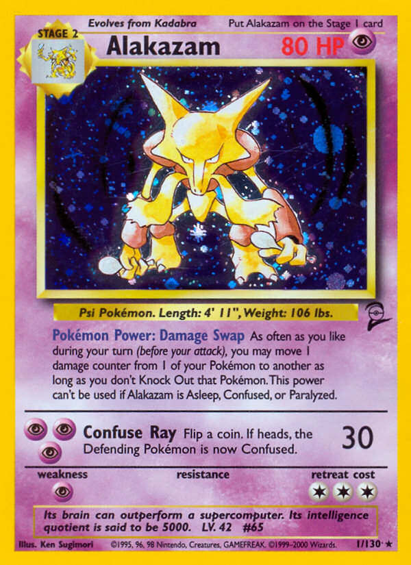 Alakazam (1/130) [Base Set 2] | Gear Gaming Bentonville