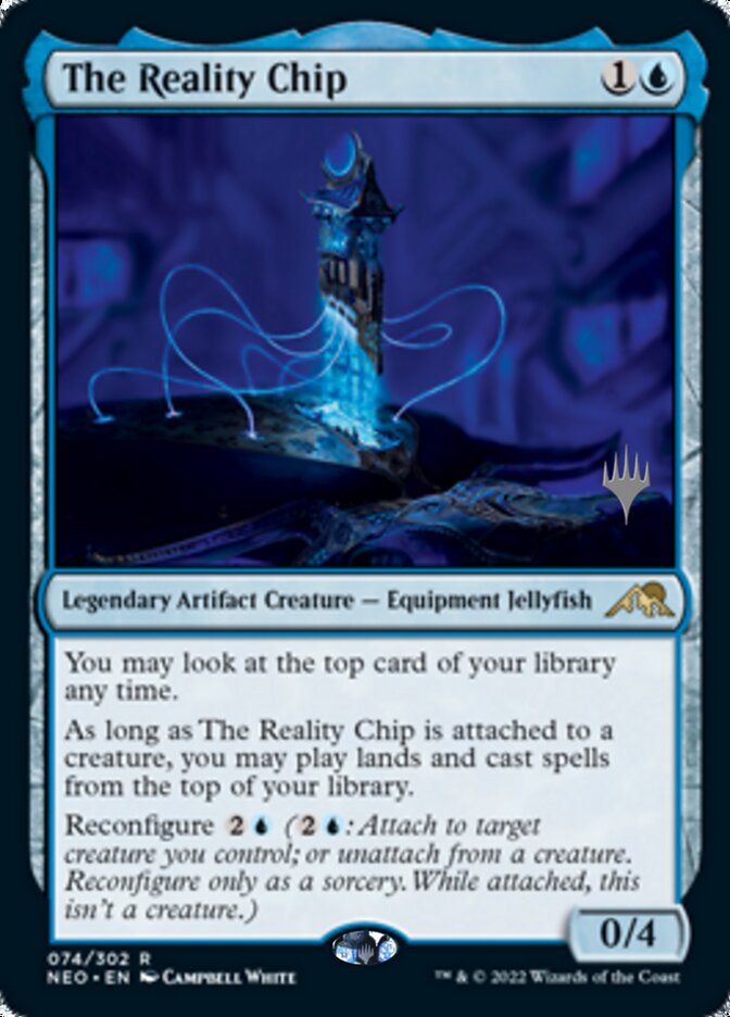 The Reality Chip (Promo Pack) [Kamigawa: Neon Dynasty Promos] | Gear Gaming Bentonville