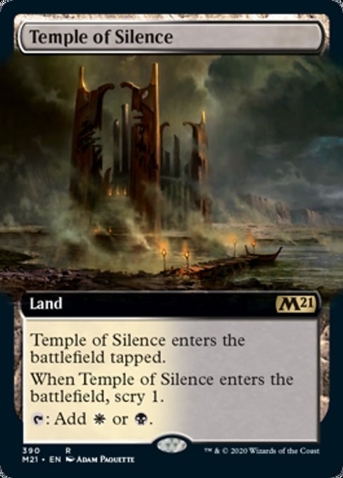 Temple of Silence (Extended Art) [Core Set 2021] | Gear Gaming Bentonville