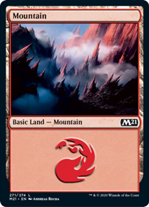 Mountain (271) [Core Set 2021] | Gear Gaming Bentonville