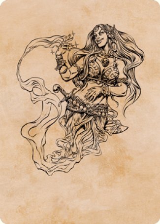 Djinni Windseer (Showcase) Art Card [Dungeons & Dragons: Adventures in the Forgotten Realms Art Series] | Gear Gaming Bentonville