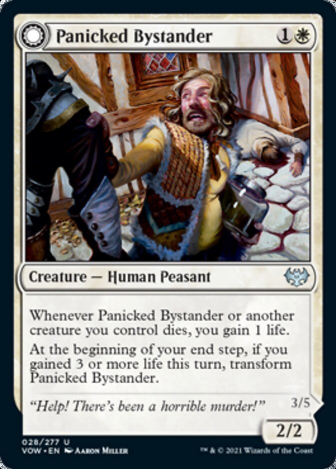 Panicked Bystander // Cackling Culprit [Innistrad: Crimson Vow] | Gear Gaming Bentonville