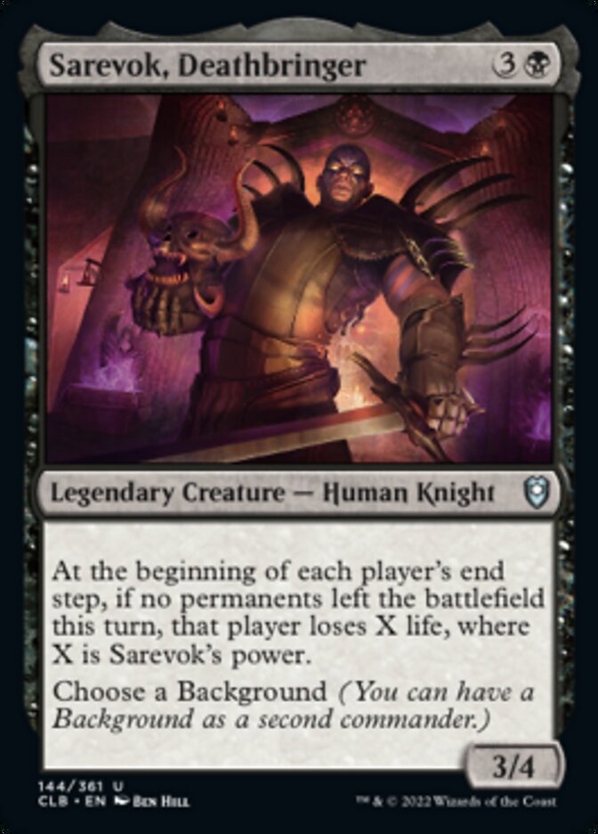 Sarevok, Deathbringer [Commander Legends: Battle for Baldur's Gate] | Gear Gaming Bentonville