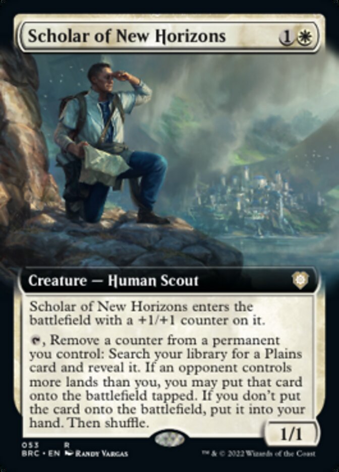 Scholar of New Horizons (Extended Art) [The Brothers' War Commander] | Gear Gaming Bentonville