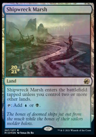 Shipwreck Marsh [Innistrad: Midnight Hunt Prerelease Promos] | Gear Gaming Bentonville