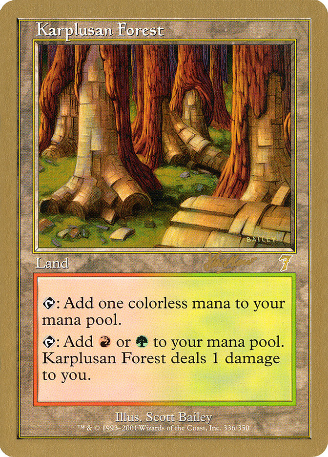 Karplusan Forest (Sim Han How) [World Championship Decks 2002] | Gear Gaming Bentonville