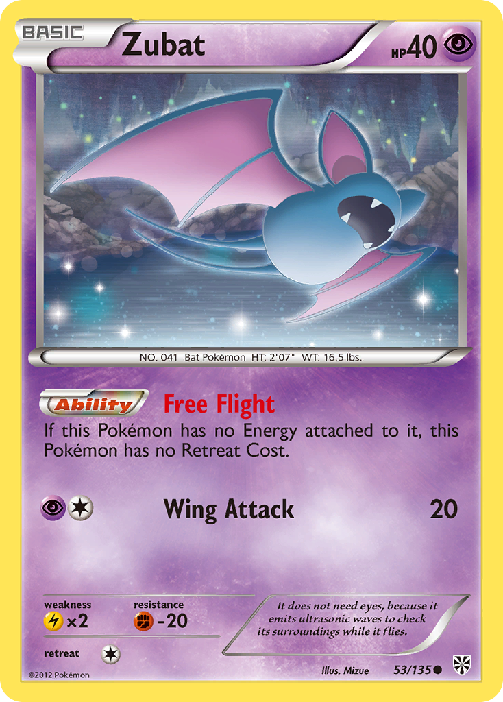 Zubat (53/135) [Black & White: Plasma Storm] | Gear Gaming Bentonville