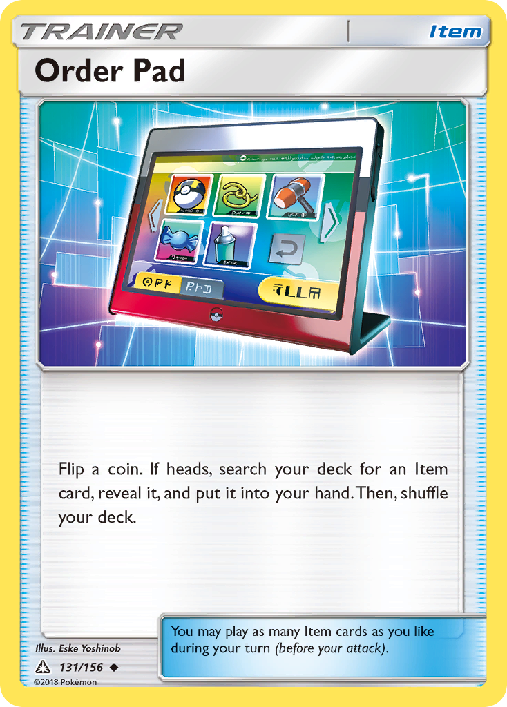 Order Pad (131/156) [Sun & Moon: Ultra Prism] | Gear Gaming Bentonville