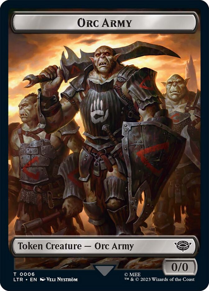 Orc Army Token (06) [The Lord of the Rings: Tales of Middle-Earth Tokens] | Gear Gaming Bentonville