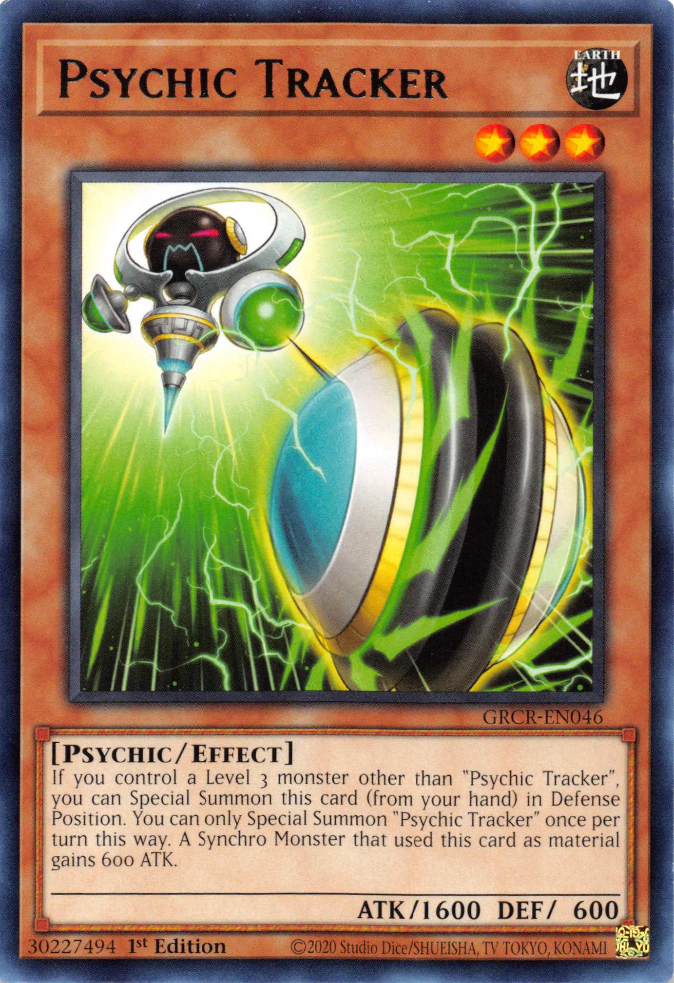 Psychic Tracker [GRCR-EN046] Rare | Gear Gaming Bentonville