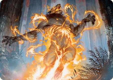 Burn the Accursed Art Card [Innistrad: Midnight Hunt Art Series] | Gear Gaming Bentonville