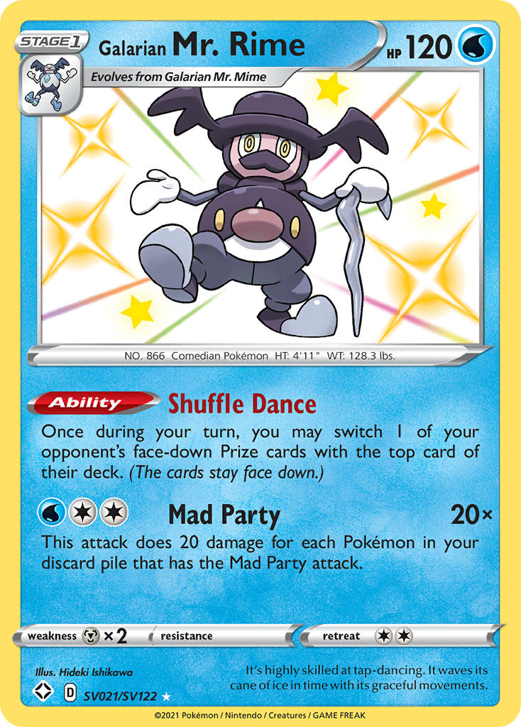 Galarian Mr. Rime (SV021/SV122) [Sword & Shield: Shining Fates] | Gear Gaming Bentonville