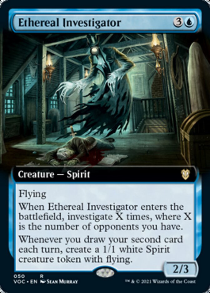 Ethereal Investigator (Extended) [Innistrad: Crimson Vow Commander] | Gear Gaming Bentonville