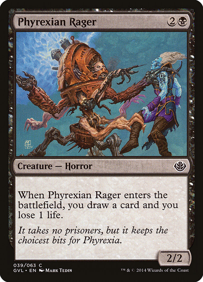 Phyrexian Rager (Garruk vs. Liliana) [Duel Decks Anthology] | Gear Gaming Bentonville