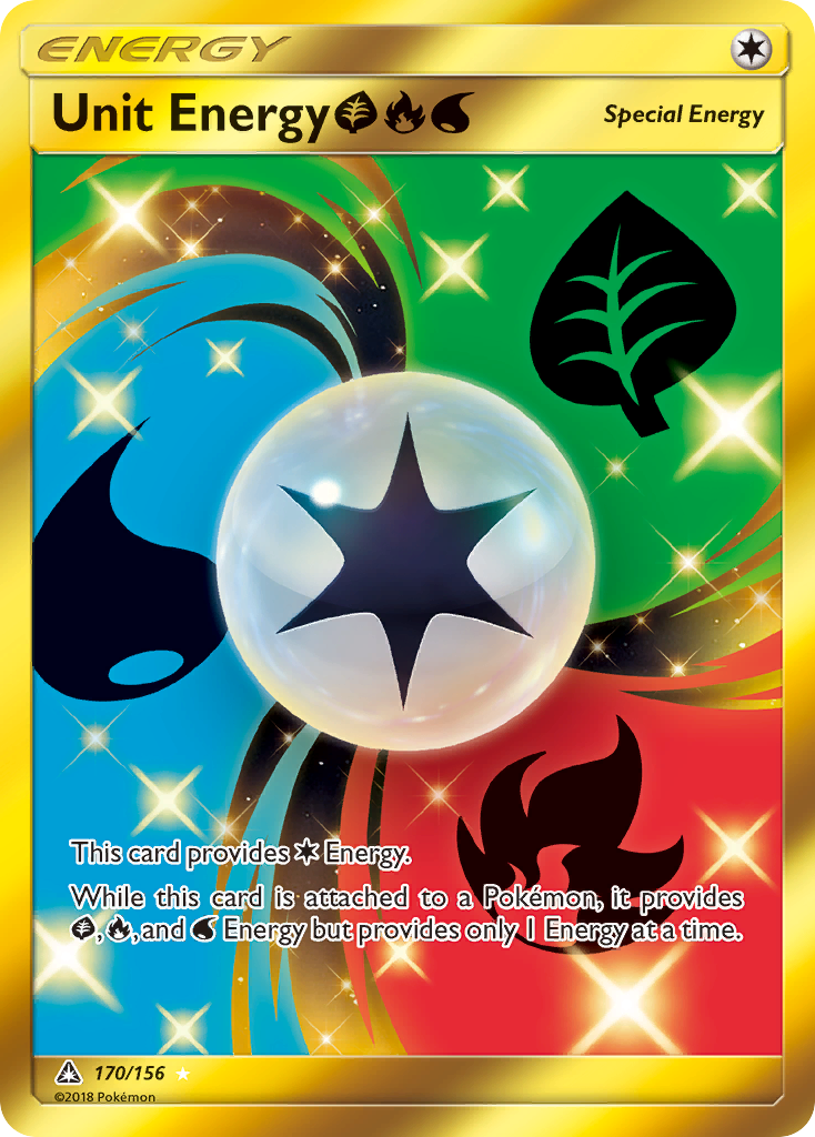 Unit Energy (170/156) (Grass, Fire, Water) [Sun & Moon: Ultra Prism] | Gear Gaming Bentonville