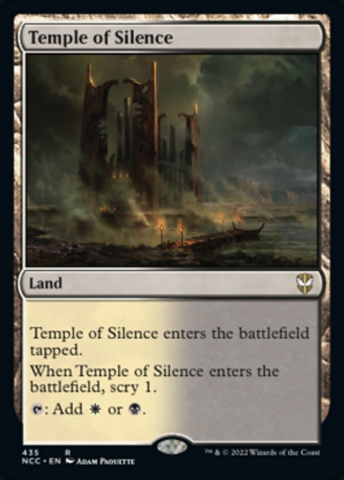 Temple of Silence [Streets of New Capenna Commander] | Gear Gaming Bentonville