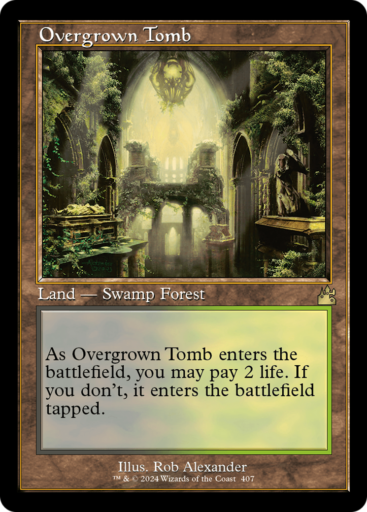 Overgrown Tomb (Retro) [Ravnica Remastered] | Gear Gaming Bentonville