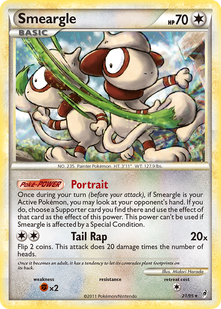 Smeargle (21/95) [HeartGold & SoulSilver: Call of Legends] | Gear Gaming Bentonville