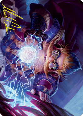 Storm-Kiln Artist Art Card (Gold-Stamped Signature) [Strixhaven: School of Mages Art Series] | Gear Gaming Bentonville
