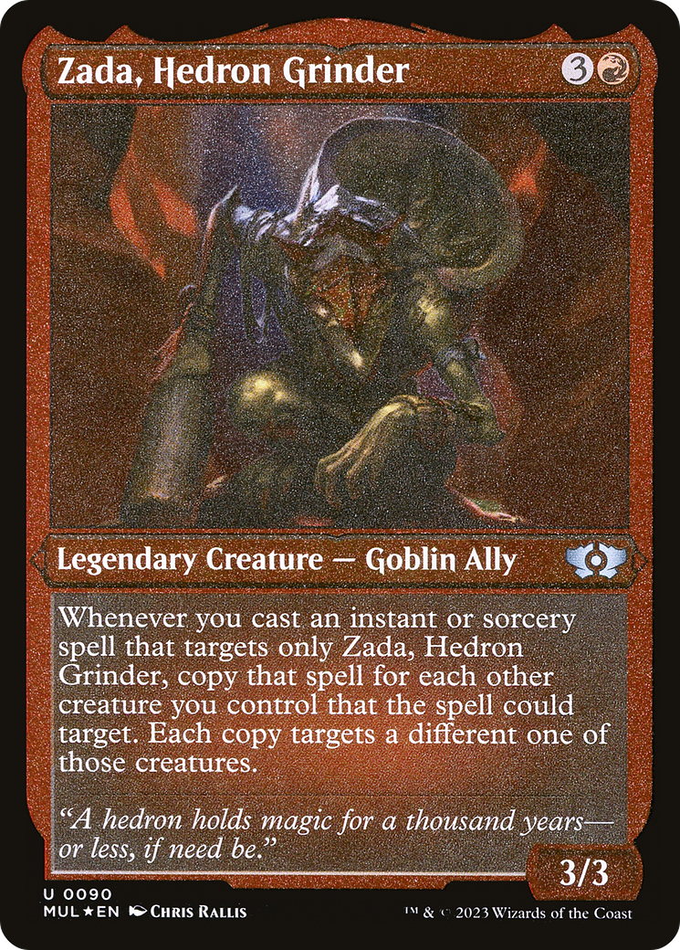 Zada, Hedron Grinder (Foil Etched) [Multiverse Legends] | Gear Gaming Bentonville