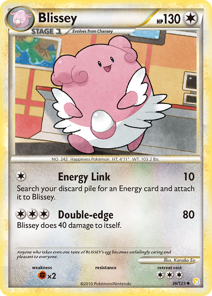 Blissey (36/123) [HeartGold & SoulSilver: Base Set] | Gear Gaming Bentonville