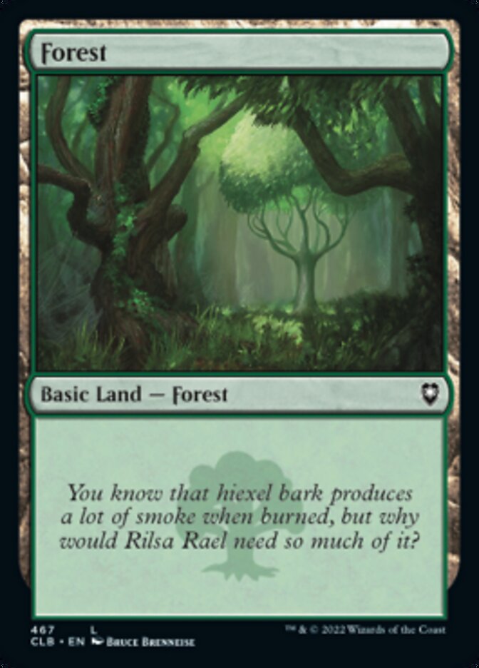 Forest (467) [Commander Legends: Battle for Baldur's Gate] | Gear Gaming Bentonville