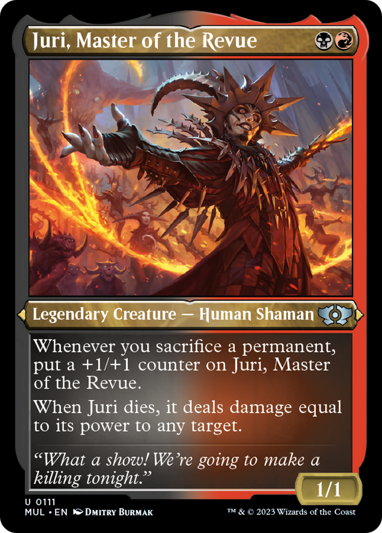 Juri, Master of the Revue (Foil Etched) [Multiverse Legends] | Gear Gaming Bentonville