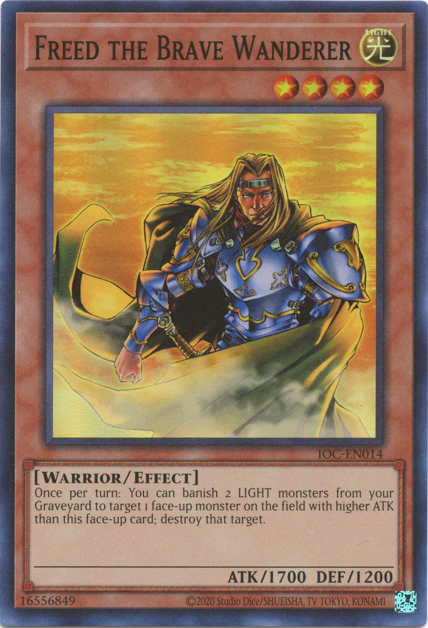 Freed the Brave Wanderer (25th Anniversary) [IOC-EN014] Super Rare | Gear Gaming Bentonville